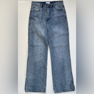 Grey Lab Women's High Rise Wide Leg Jeans Size 30 New with Tags NWT